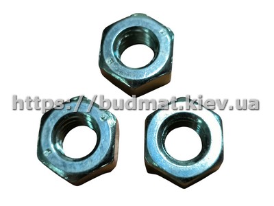 Оцинкованная гайка М10 DIN 934