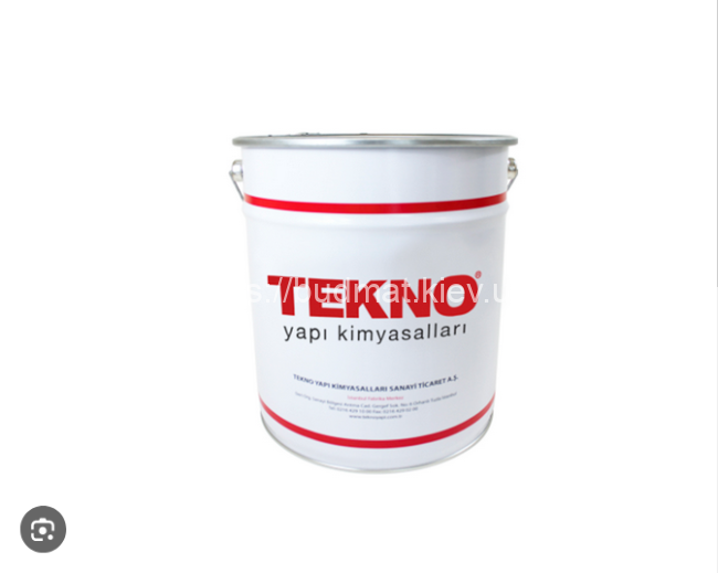 Полиуретановая однокомпонентная гидроизоляция Teknomer 600 1K 20 кг. (белая) Полиуретановая однокомпонентная гидроизоляция Teknomer 600 1K 20 кг. (белая)