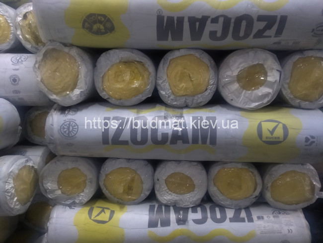 Теплозвукоизоляция Izocam (1.2x7.5*2) 50мм 18кв.м/рул