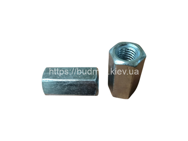 Гайка удлиненная М10 DIN 9334 соединительная