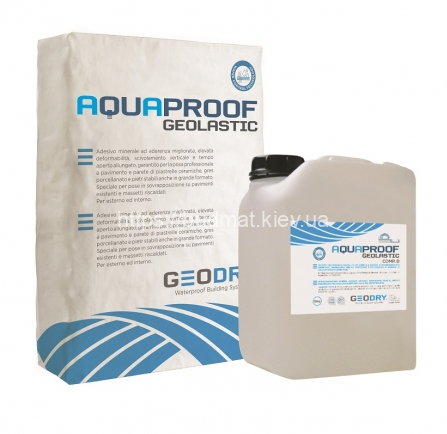 Минерально-органическая мембрана AQUAPROOF GEOLASTIC (A + B) Минерально-органическая мембрана AQUAPROOF GEOLASTIC (A + B)