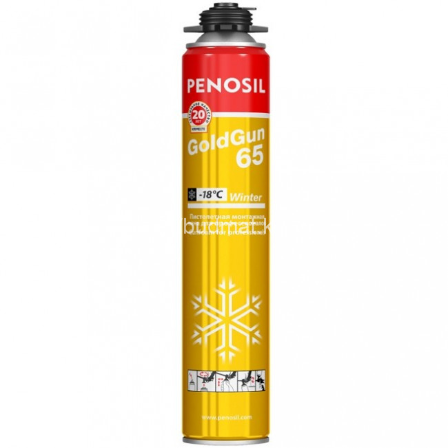 Пена монтажная PENOSIL GoldGun 65 Winter/Зимняя