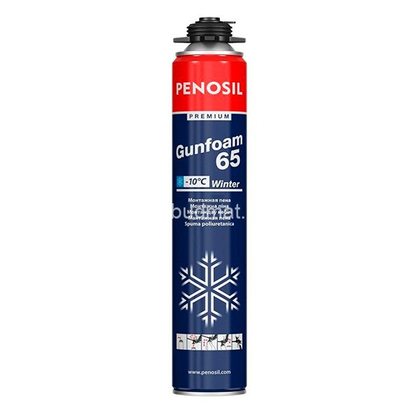 Монажная полиуретановая пена PENOSIL Premium GunFoam 65 Winter/Зимняя